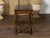 English 19th Century Oak Bobbin Leg Table with Single Drawer and Cross Stretcher For Sale - Image 9 of 12