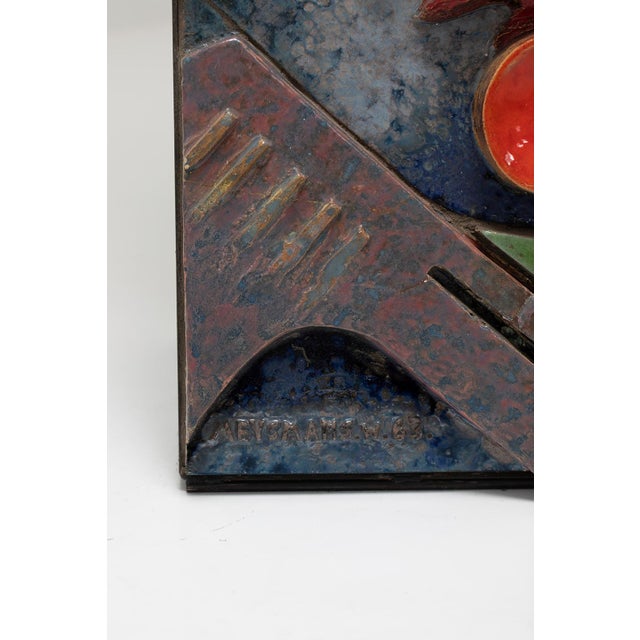 Ceramic Mural by Willy Meysmans, 1960s For Sale - Image 6 of 9