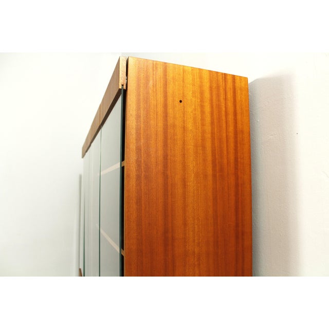 Czech Mahogany Bookcase, 1970s For Sale - Image 10 of 13