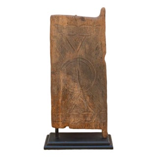 Antique Primitive Carved Igbo Door For Sale
