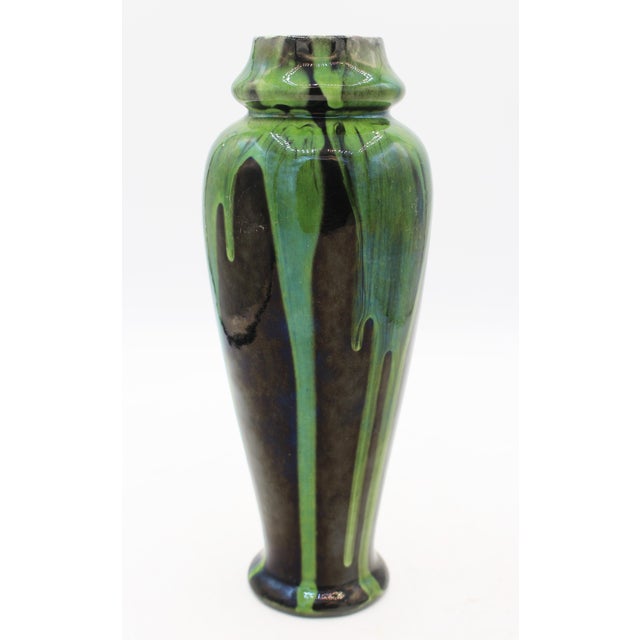 Circa 1912-1921 Peters & Reed Pottery Shadow Ware Vase For Sale - Image 4 of 6