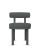 Wood Moca Chair in Safire 09 Fabric by Studio Rig for Collector For Sale - Image 7 of 7
