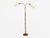 Swedish Modern, Adjustable Floor Lamp, Wood, Brass, Sweden, 1960s For Sale - Image 4 of 13
