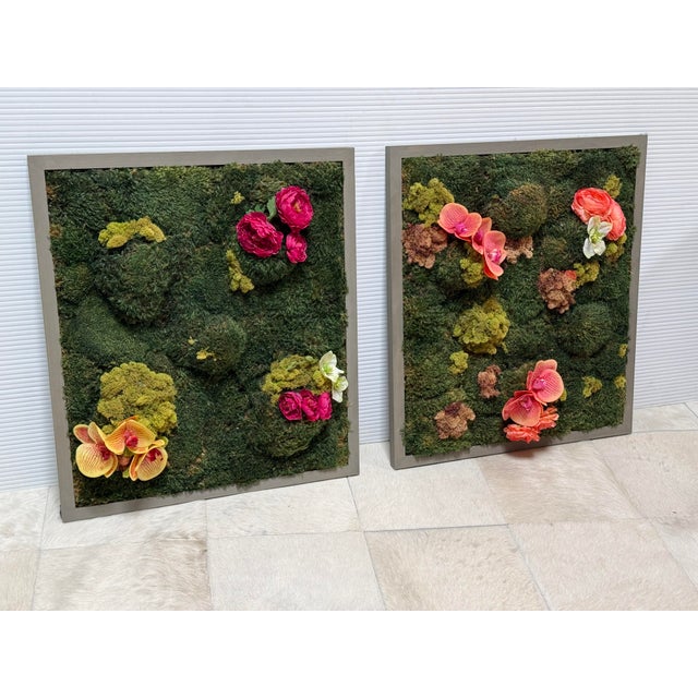 Modern John-Richard Collection Garden Delight Panels, Set of Two For Sale - Image 3 of 12