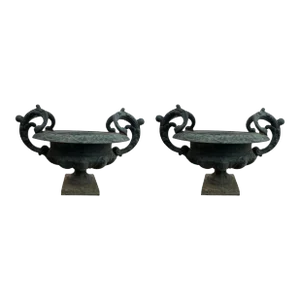 19th Century French Garden Urns - Set of 2