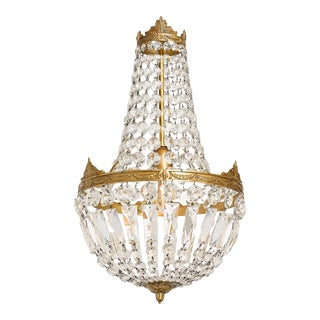 Antique French Crystal Chandelier For Sale