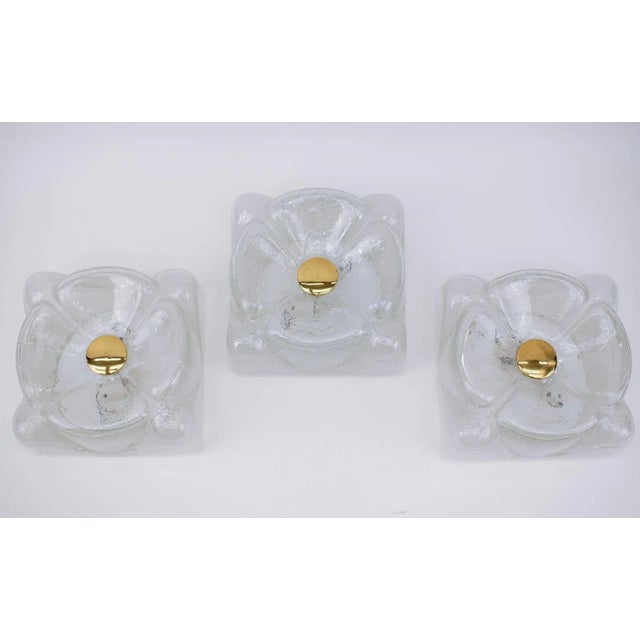 German Murano Glass Ceiling Lamp by Doria Leuchten, 1970s For Sale - Image 13 of 13