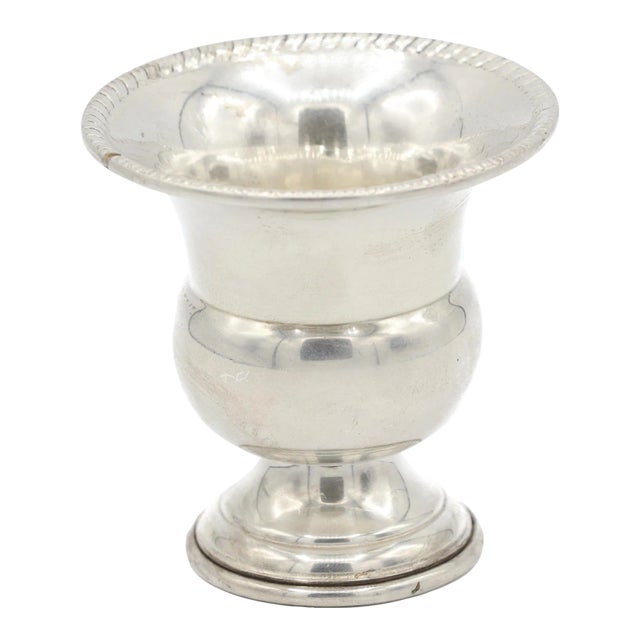 Sterling Silver Jewish Judaica Cup For Sale