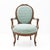 This elegant pair of 19th-century Louis-Philippe style armchairs embodies timeless sophistication and exquisite...