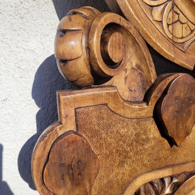 Large 19th Century Mirror in Carved Wood, Italy For Sale - Image 13 of 18