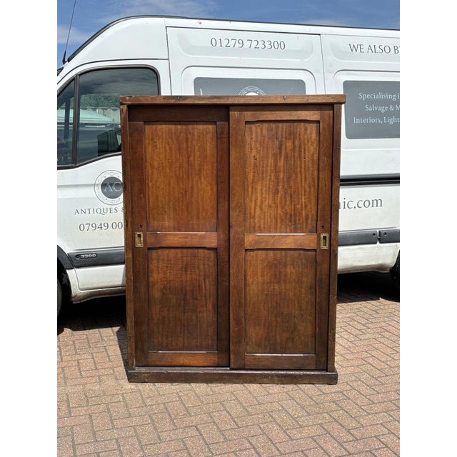 Edwardian Shop Cabinet with Pigeon Holes and Shelving For Sale - Image 5 of 18
