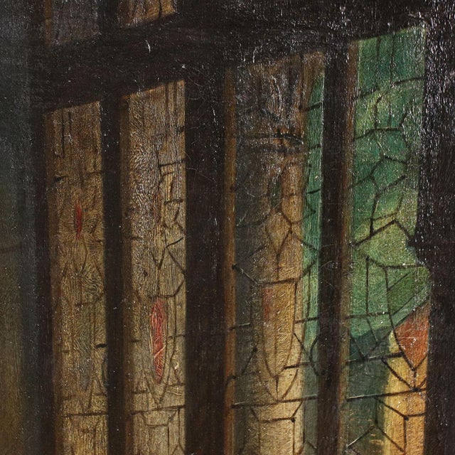 Gold Historical Subject, Oil on Canvas, Framed For Sale - Image 8 of 16