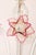Mid 20th Century Vintage Murano Style Crystal J Arms Chandelier With Gold & Rose Inflections For Sale - Image 5 of 14