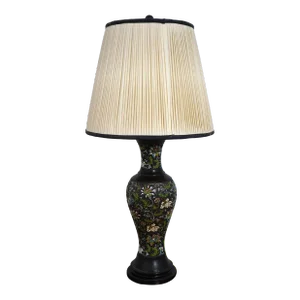 Vintage Bronze Chinese Oriental Table Lamp