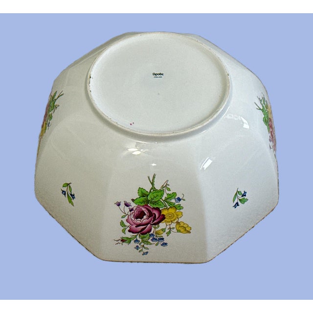 Ceramic Spode Marlborough Sprays Bowl For Sale - Image 7 of 8
