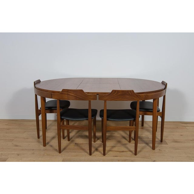 Mid-Century Teak Dining Table & Chairs by Hans Olsen for Frem Røjle, Denmark, 1960s, Set of 5 For Sale - Image 6 of 18