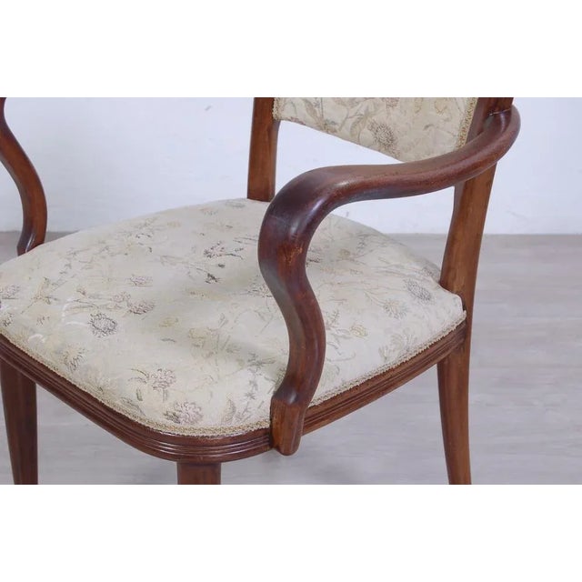 Mid Century Armchair in the style of Paolo Buffa, 1950s For Sale - Image 6 of 12