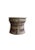 Folk Art Monumental Cast Bronze Rain Drum Side Table Sculptural Patinated Finish For Sale - Image 3 of 10