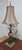 Glass 1990s Fine Art Lamps Gold Gilt Mercury Glass Italian Regency Column Table Lamp Shade For Sale - Image 7 of 7