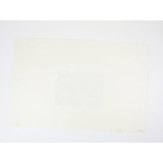 Late 20th Century Kaiko Moti Horses in Umber Aquatint Etching For Sale - Image 4 of 4