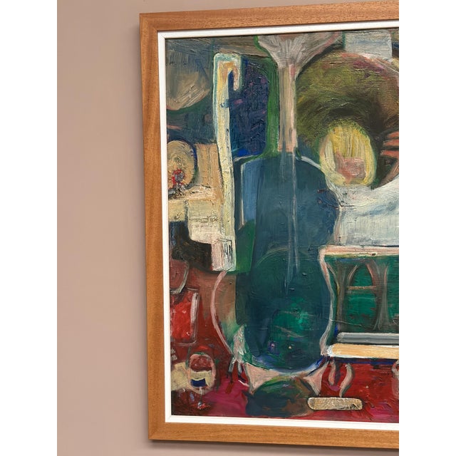 Hendrik De Jong, Abstract Composition, 1994, Oil on Canvas, Framed For Sale - Image 13 of 18