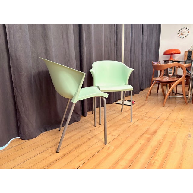 A pair of bla bla bla chairs designed by marco maran for parri a. & co. From the 1990s. In original and very good...