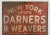 Newly Made Marty Supreme Reclaimed Darner & Weavers Aluminum Movie Set Sign For Sale - Image 4 of 7