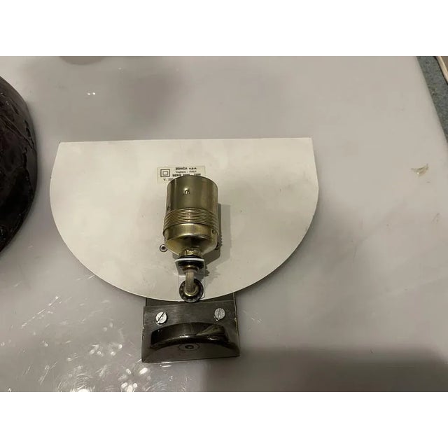 Murano glass sconces set of 2 designed by mila schon manufactured by arte vetri murano italy signed mila schon vetri...