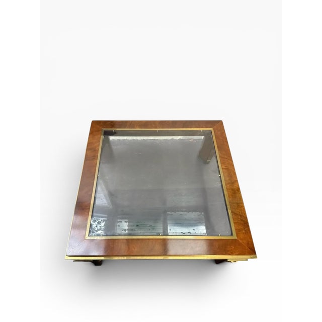 1990s Mastercraft Furniture Neoclassical Coffee Table For Sale In Boston - Image 6 of 11