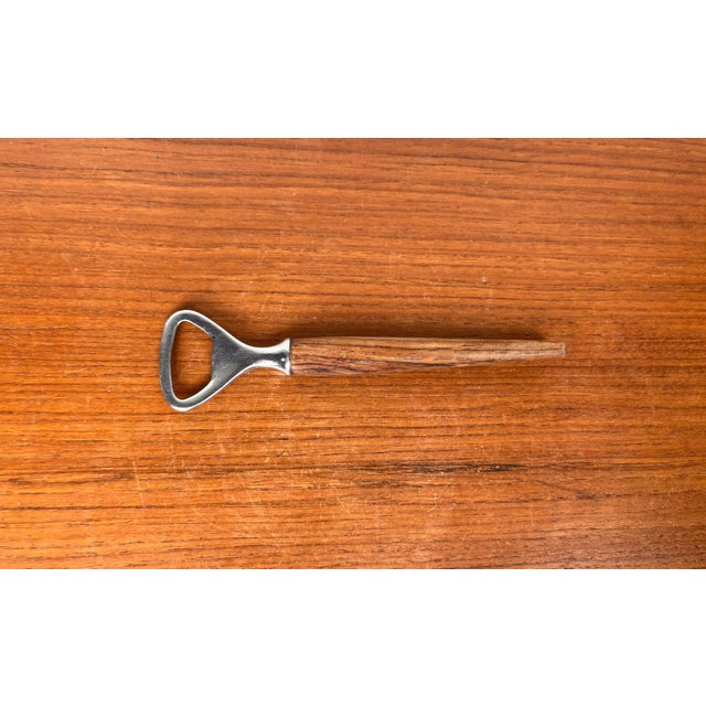 Mid-Century Modern Danish Bottle Opener in Teak, 1960s For Sale - Image 4 of 14