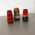 Fat Lava Ceramic 549 Vases from Scheurich, Germany, 1970s, Set of 3 For Sale - Image 3 of 18