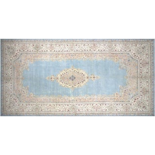 1950s Persian Kerman Rug For Sale