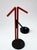 An exceptional example of 1980s design, this postmodern-style valet stand combines bold aesthetics with practical...