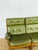 Mid-Century Modern Vintage Scandinavian Modular Sofa in Green Leather and Oak, 1960s, Set of 3 For Sale - Image 3 of 18