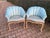 1980s Artisan Gilded Beech Louis XV Blue Side Chairs Pair For Sale - Image 6 of 10
