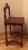 American Vintage Solid Wood Mini Stool - Little Red Chair Stand Table For Sale - Image 3 of 6