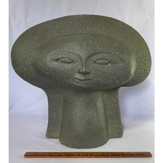 Paul Bellardo (1924-2017 Ny/Ca) "Heads of the Universe" Ceramic Modernist Sculpture 1979 For Sale - Image 10 of 11