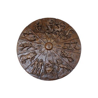 Paul Evans-Style Zodiac Wall Plaque For Sale