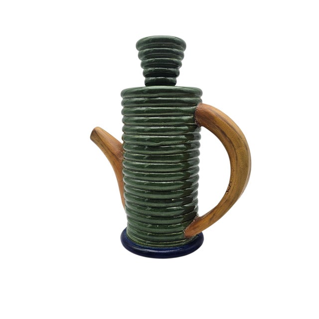 Jamie Walker Sculptural Coil Studio Pottery Teapot, Signed12" For Sale - Image 10 of 17