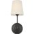 2020s Thomas O'Brien for Visual Comfort Signature Vendome 16" Cordless Single Sconce in Bronze with Linen Shade For Sale - Image 5 of 12