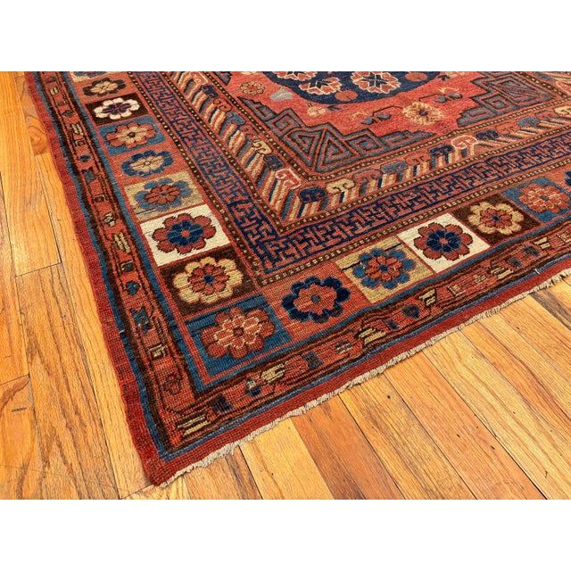 Textile Nazmiyal Collection Antique East Turkestan Khotan Rug For Sale - Image 7 of 9