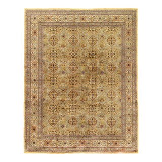 Persian Fine Hand Knotted Tabriz Design 8'1'' X 10'1'' For Sale