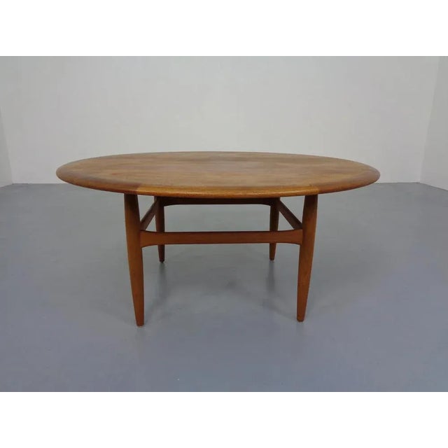 Mid-Century Modern Large Danish Coffee Table in Teak from CFC Silkeborg, 1960s For Sale - Image 3 of 11