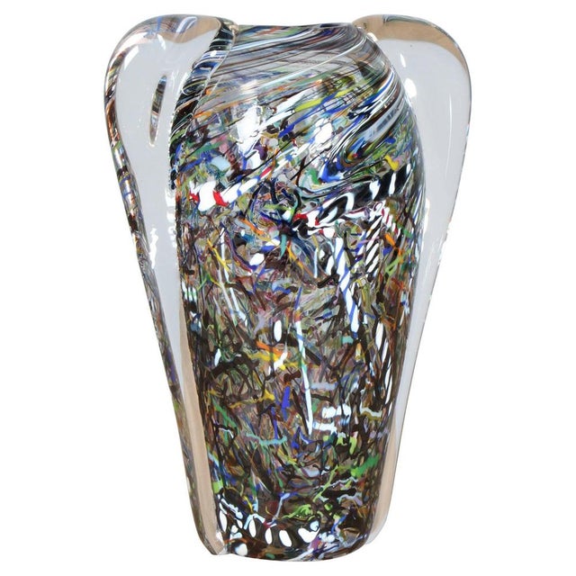 Brown Vase by Bertil Vallien for Kosta Boda, 1890s For Sale - Image 8 of 8