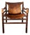 Buffalo Leather Safari Armchair by Arne Norell, 1970s For Sale