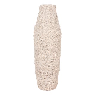 Popcorn Vase in Unglazed Ceramic by Gilles Caffier, 2000s For Sale