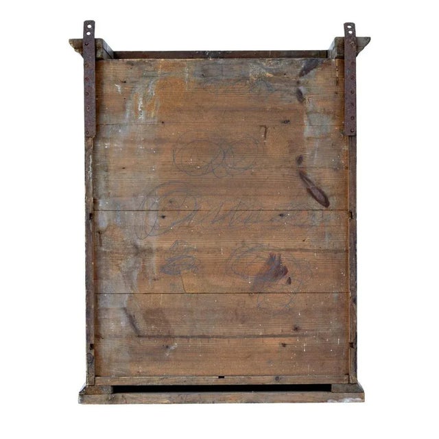 19th Century Scandinavian Painted Wall Cabinet For Sale - Image 6 of 8