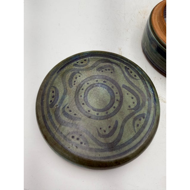 1970s Earthenware Lidded Dish For Sale - Image 5 of 9