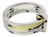 Emilio Pucci Stacked Silvered Spacer Bracelet Bangle with Lucite and Silk For Sale