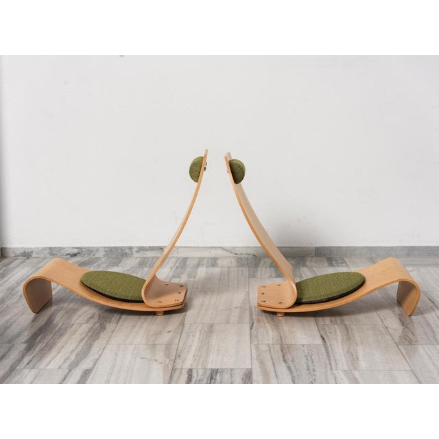 Set of La Cuba Low Chairs by Yasushiro Shimuzu for Tendo Mokko, Japan, 1980 For Sale - Image 4 of 13